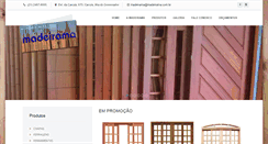 Desktop Screenshot of madeirama.com.br